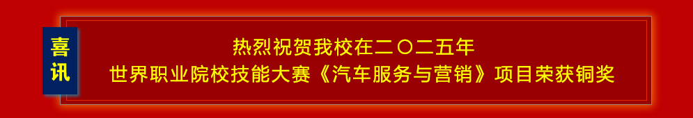 热烈祝贺爱游戏官网入口_在线登陆_手机客户端在二〇二五年世界职业院校技能大赛《汽车服务与营销》项目荣获铜奖